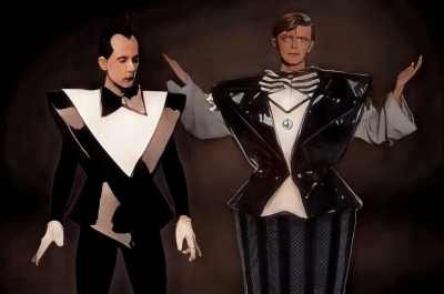 «Пошил костюмчик новенький»–Почему у Дэвида Боуи и Клауса Номи появились похожие наряды